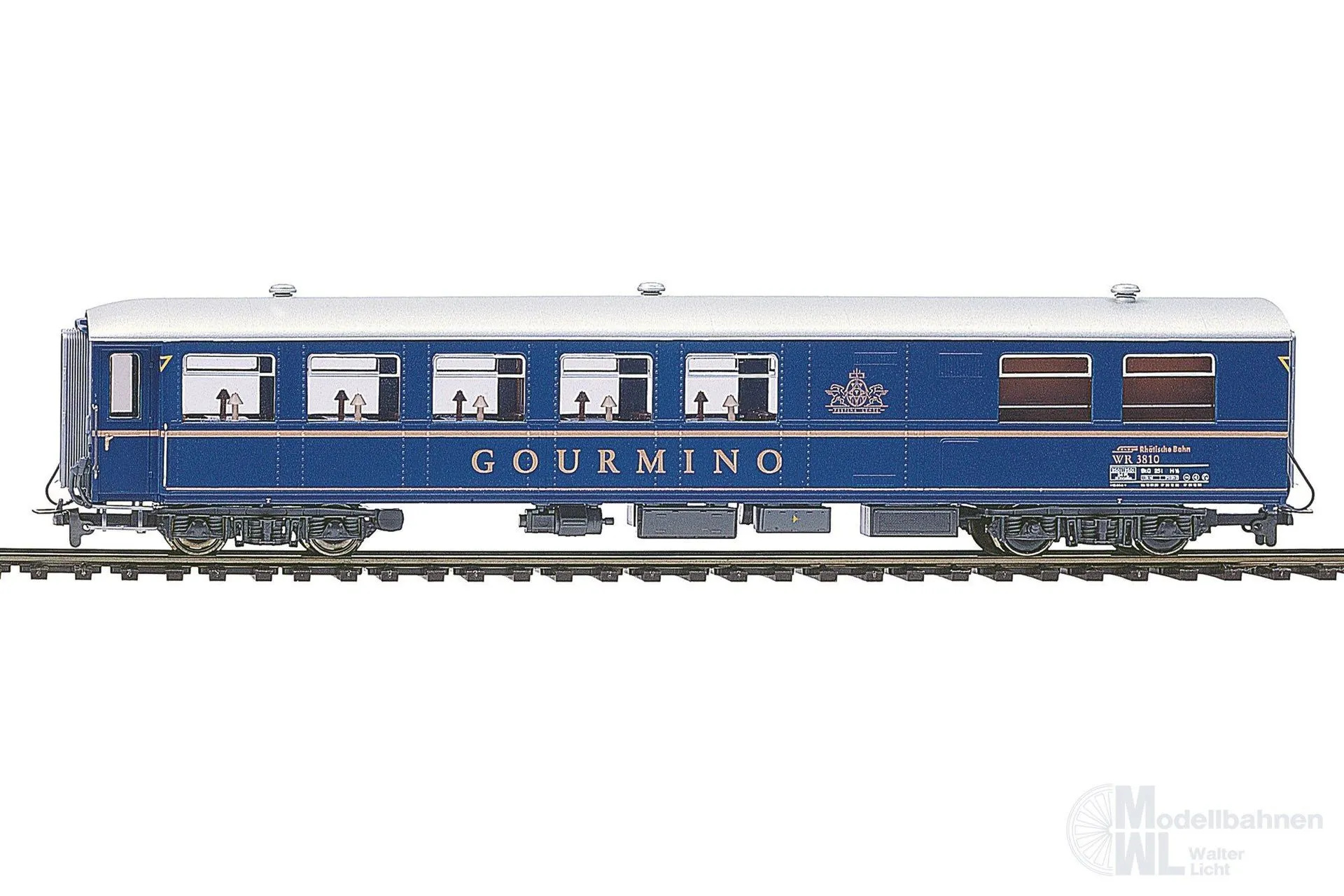 Bemo 3273130 - Speisewagen RhB WR 3810 ACPE H0m