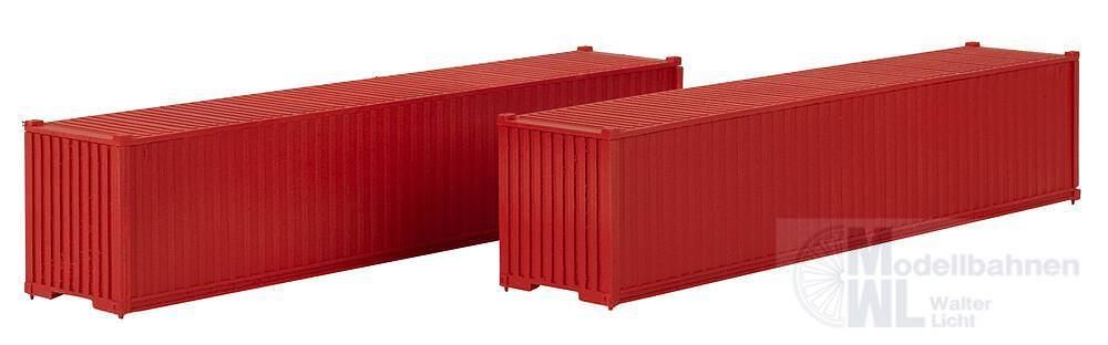 Faller 182154 - 40' Container rot 2er-Set H0 1:87