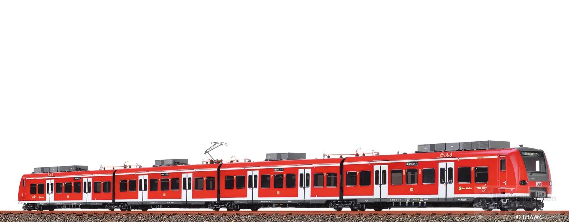 Brawa 58238 - Triebzug BR 424 DB Ep.VI 4.tlg. H0/WS Sound