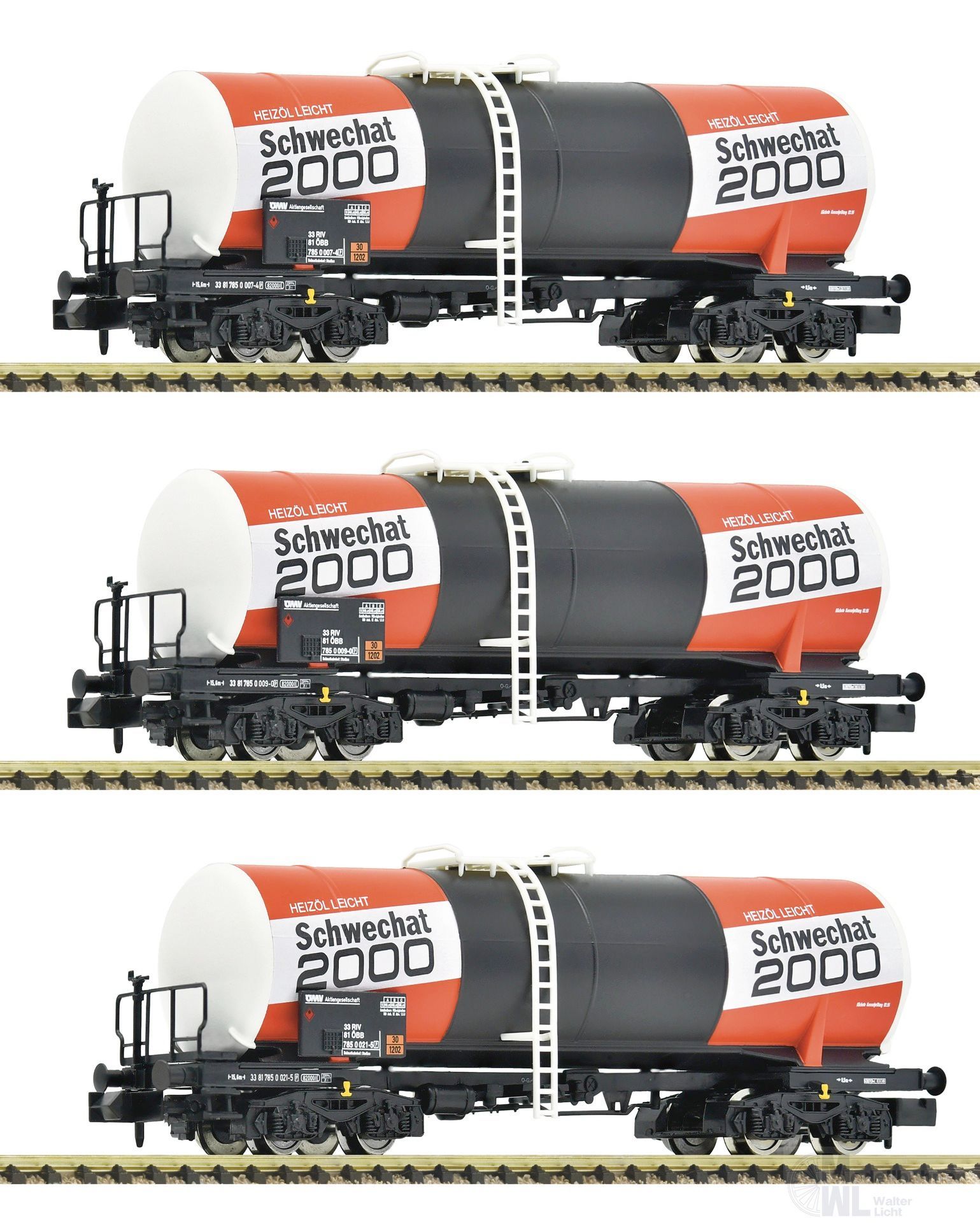 Fleischmann 6660073 - Kesselwagen Set ÖBB Ep.IV 3.tlg. N 1:160