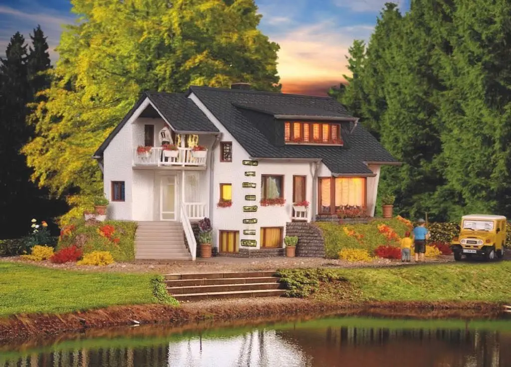 Vollmer 43711 - Haus am See H0 1:87