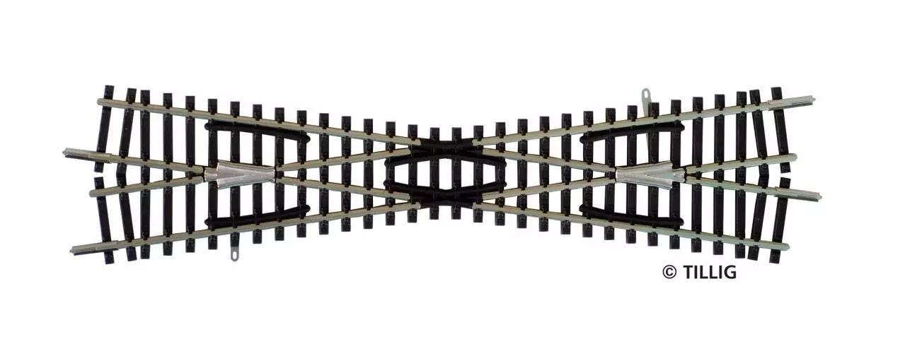 Tillig 83161 - Kreuzung 15° 166 mm TT 1:120