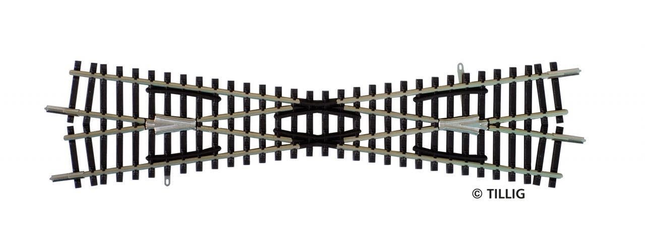 Tillig 83161 - Kreuzung 15° 166 mm TT 1:120