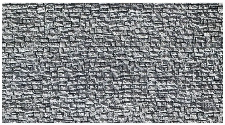 Noch 58255 - Mauer extra lang, 65 x 12,5 cm H0 1:87
