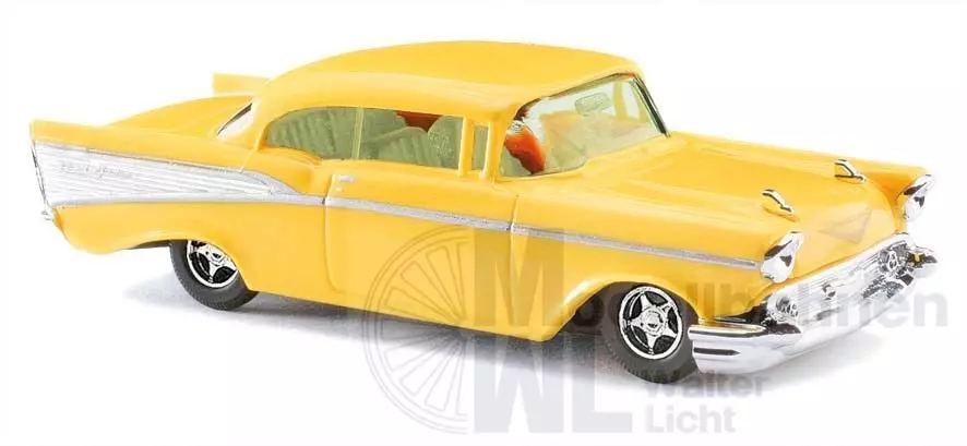 Busch 45026 - Chevrolet Bel Air 1957 gelb H0 1:87
