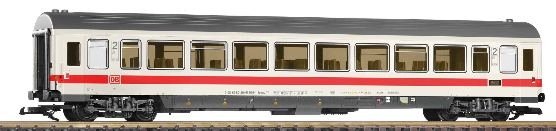Piko 37671 - Personenwagen DB Ep.VI IC 2.Kl. SPUR G 1:22,5