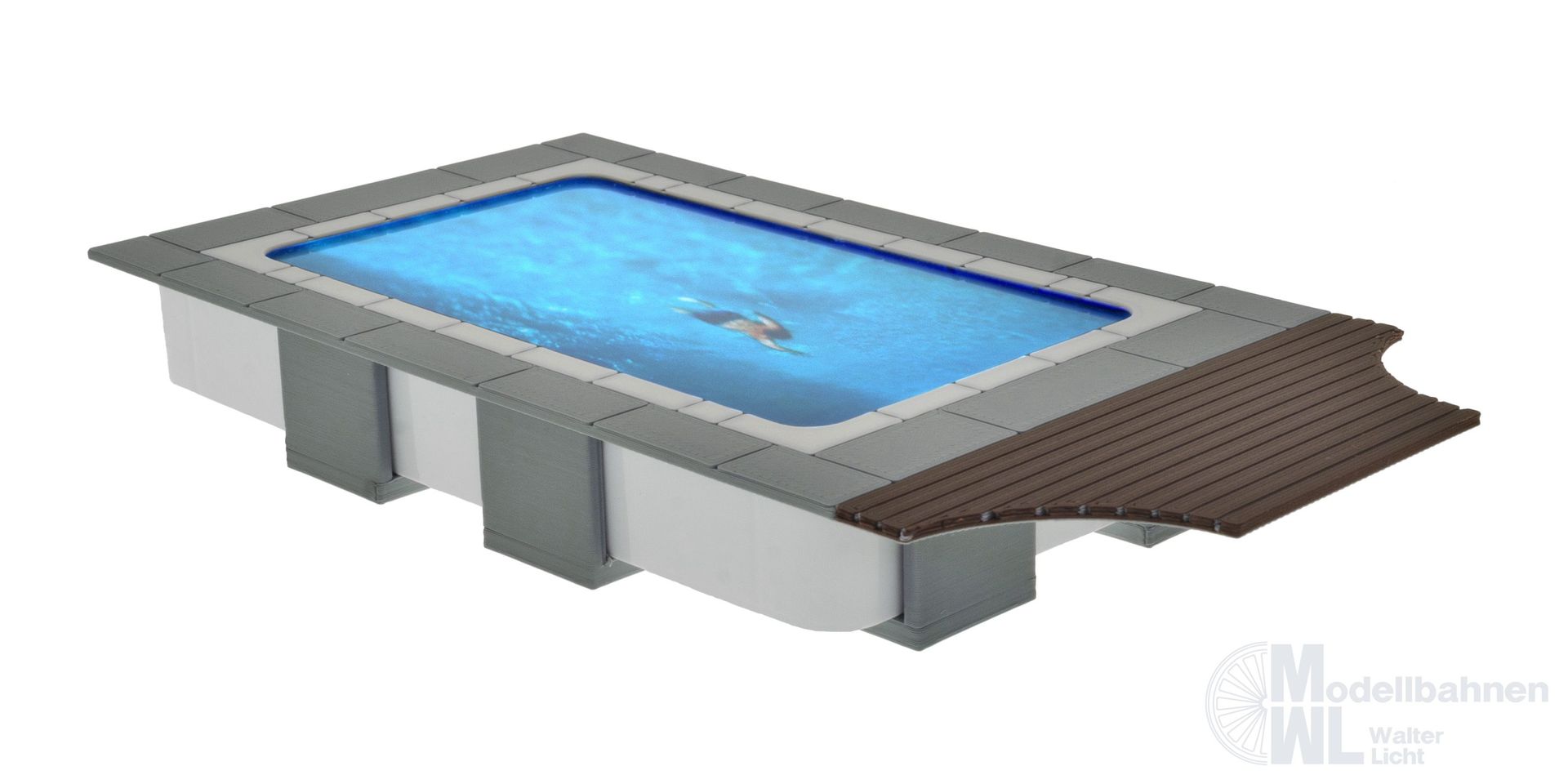 Viessmann 1240 - LCD Swimmingpool mit bewegter Wasserszene H0 1:87