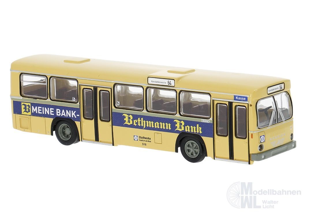 Brekina 59155 - Büssing BS 110 Bethmann Bank aus Frankfurt H0 1:87