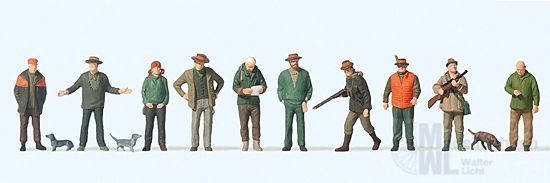 Preiser 10803 - Jäger und Jagdhelfer H0 1:87 Preiser 10803 - Jäger und Jagdhelfer H0 1:87
