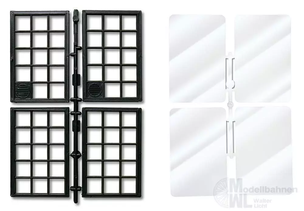 Pola 333117 - Fenster und Fensterglas Spur G 1:22,5