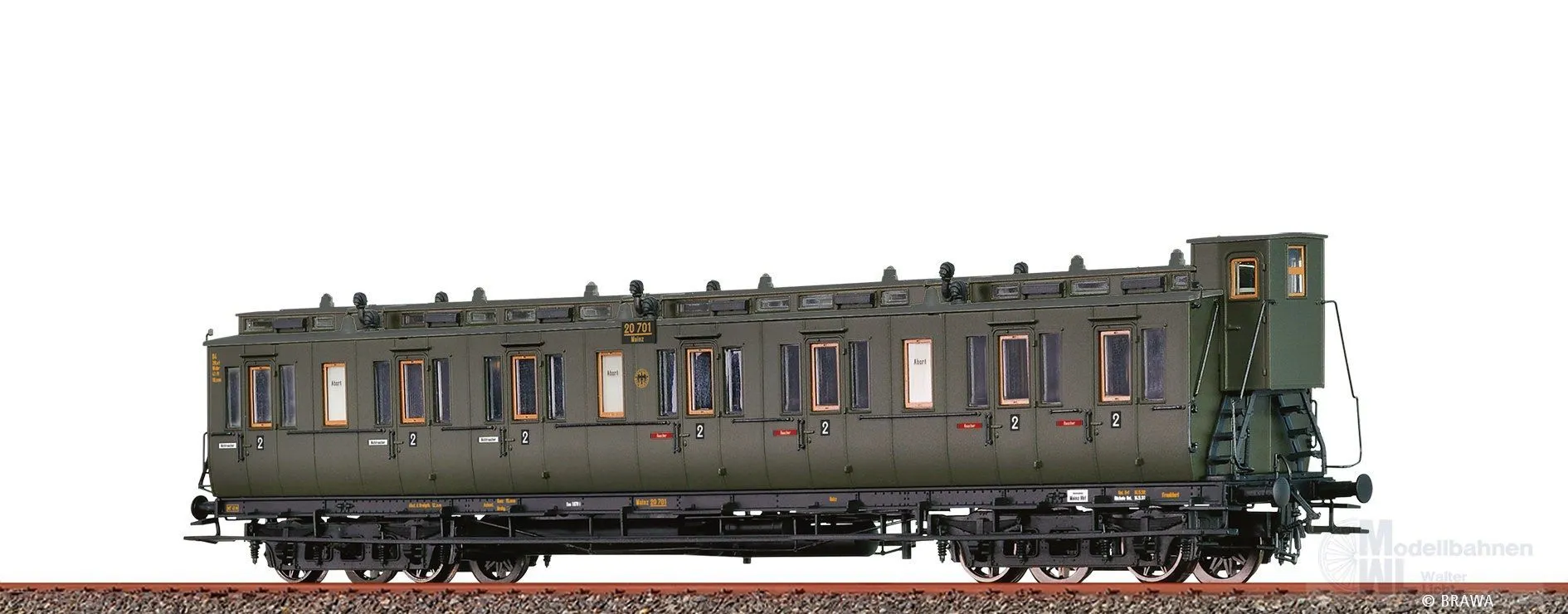 Brawa 45270 - Abteilwagen DRG Ep.II B4 H0/GL