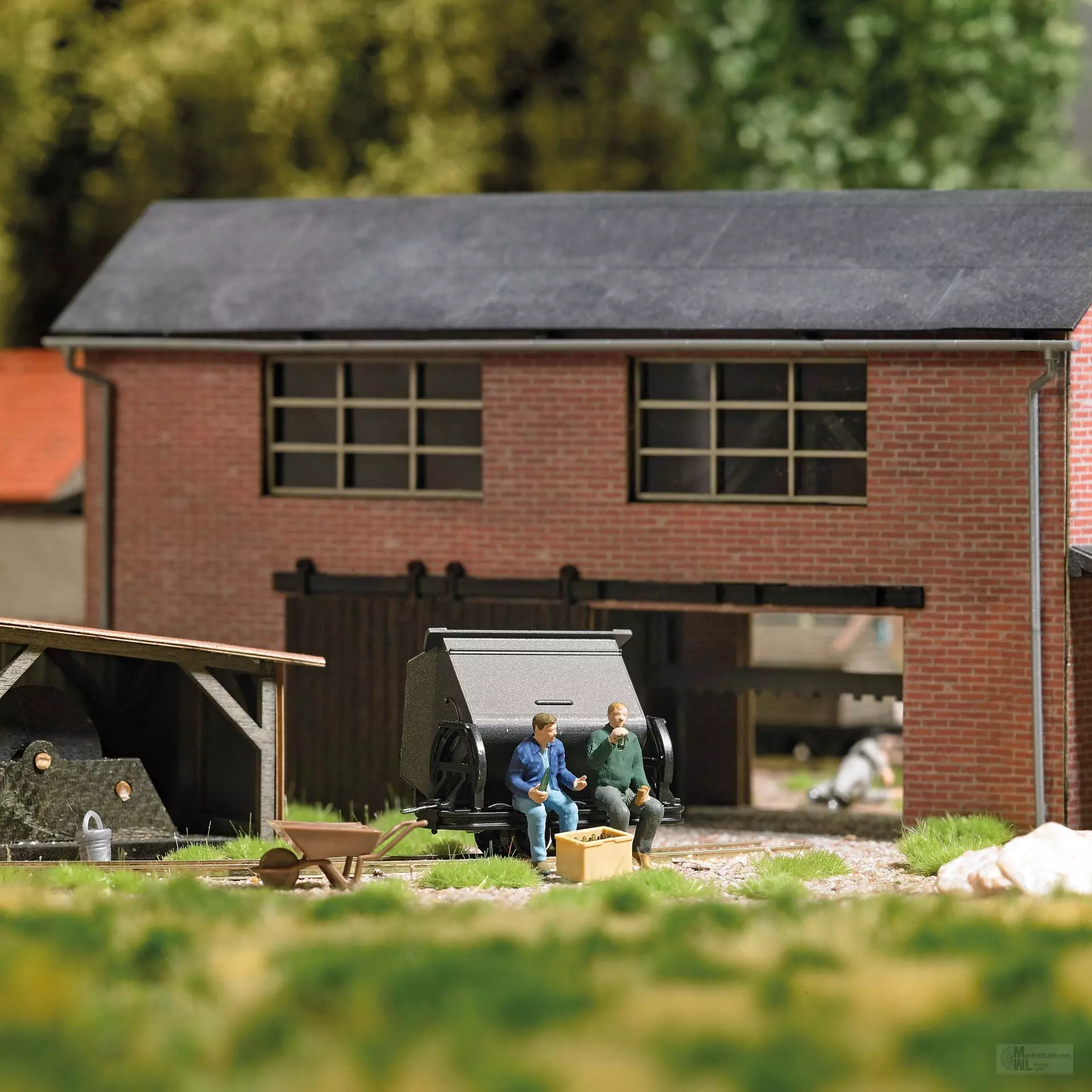 Busch 12452 - A-Set: Arbeitspause H0 1:87