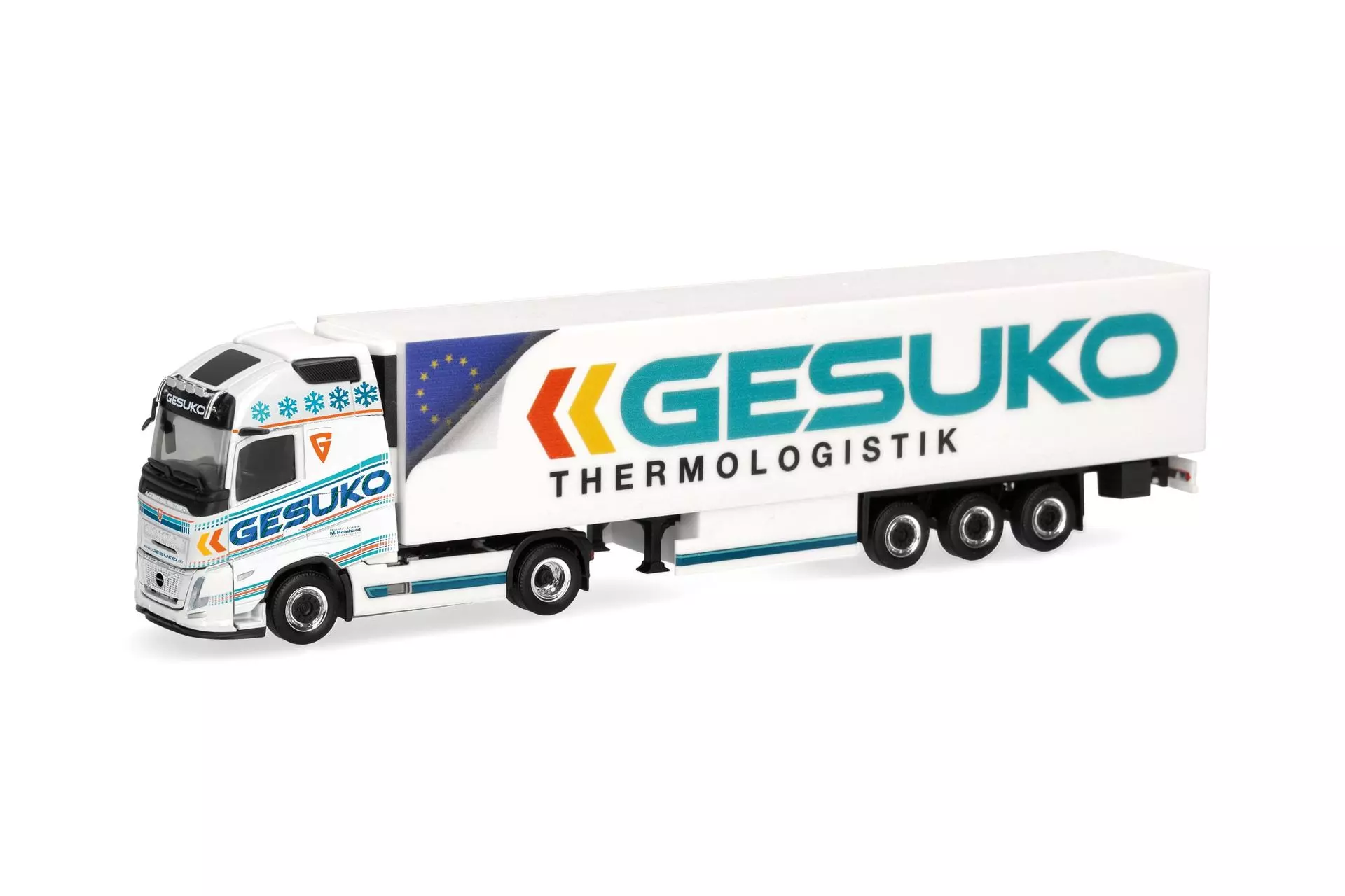 Herpa 320436 - Volvo FH Aero GL XL Kühlkoffer-Sattelzug GESUKO H0 1:87