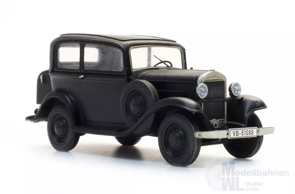 ARTITEC b.v. 387.642 - Opel 1.2l Limousine schwarz Fertigmodell H0 1:87