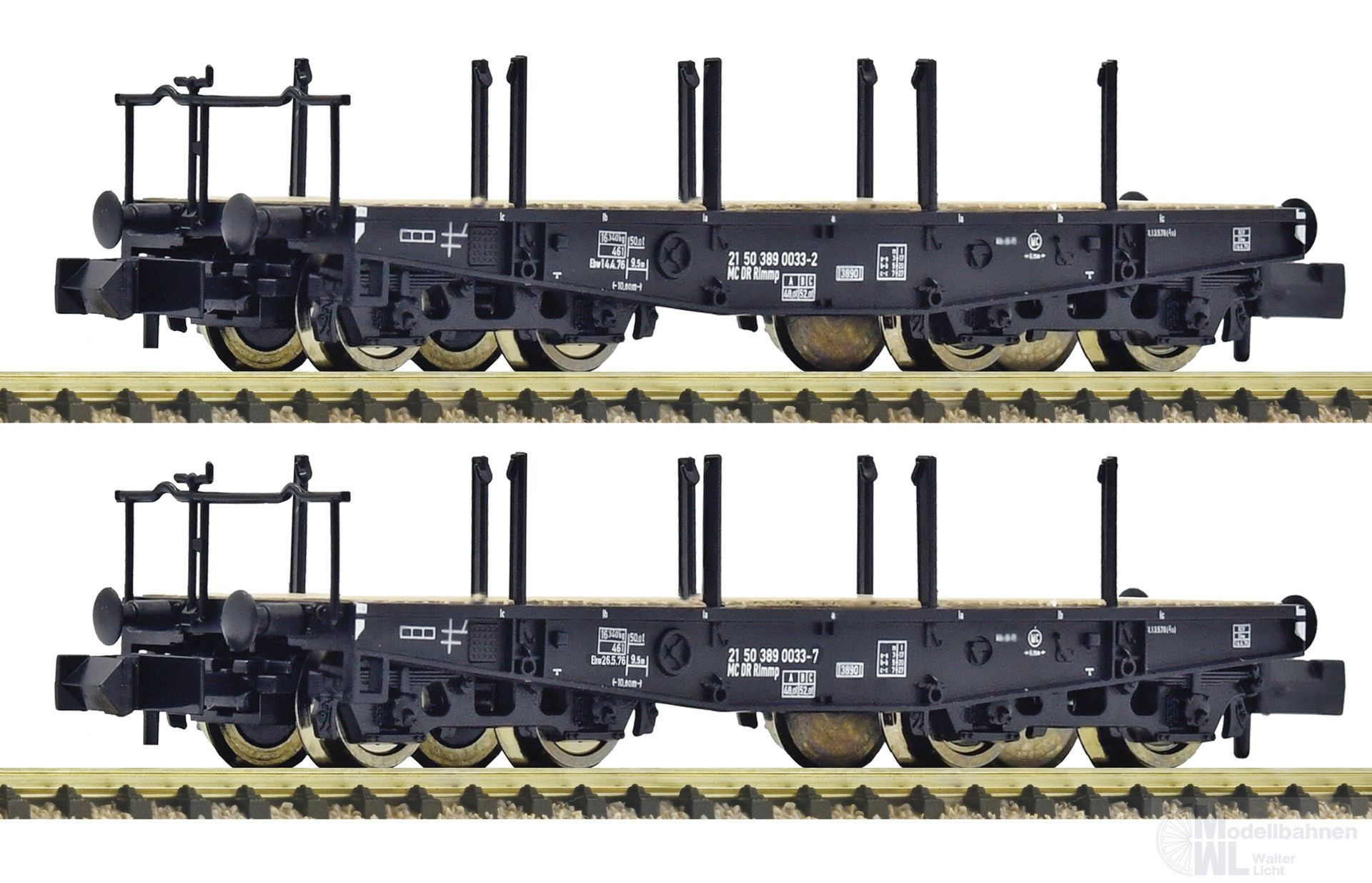Fleischmann 6660147 - Schwerlastwagen Set DR Ep.IV 2.tlg. N 1:160