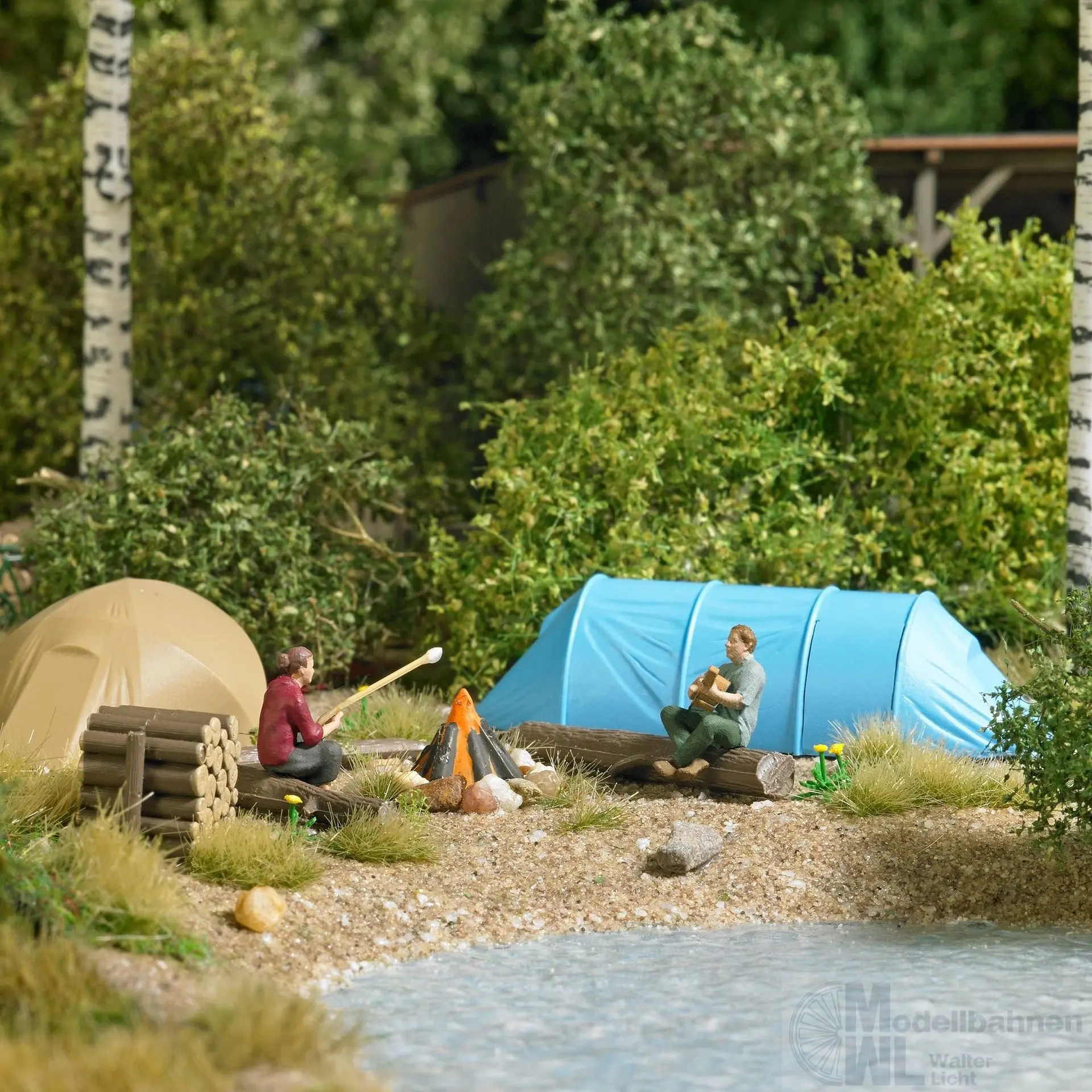 Busch 79823 - A-set: Wildcamping H0 1:87