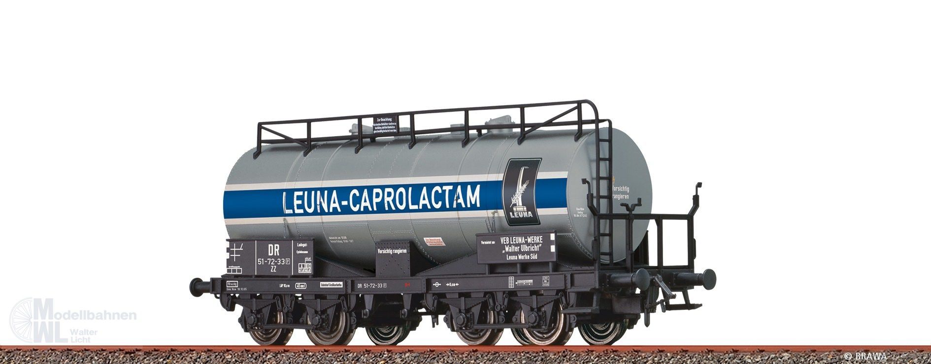 Brawa 48518 - Kesselwagen DR Ep.III Leuna H0/GL