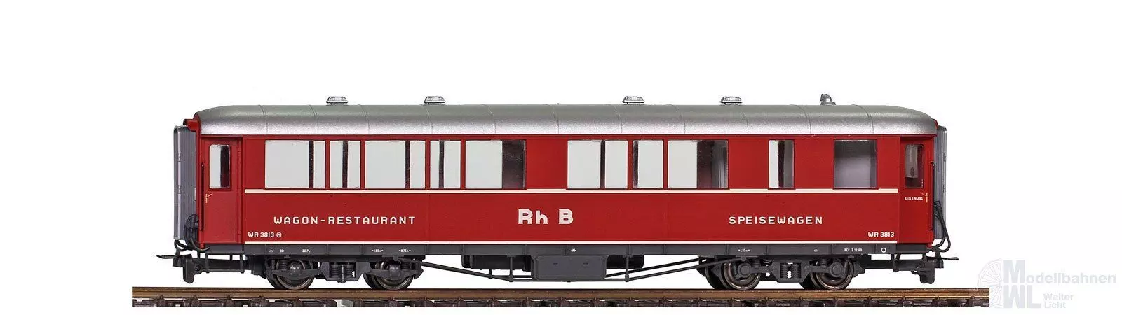 Bemo 3274103 - Speisewagen RhB Ep.III WR 3813 70er-Jahre H0m
