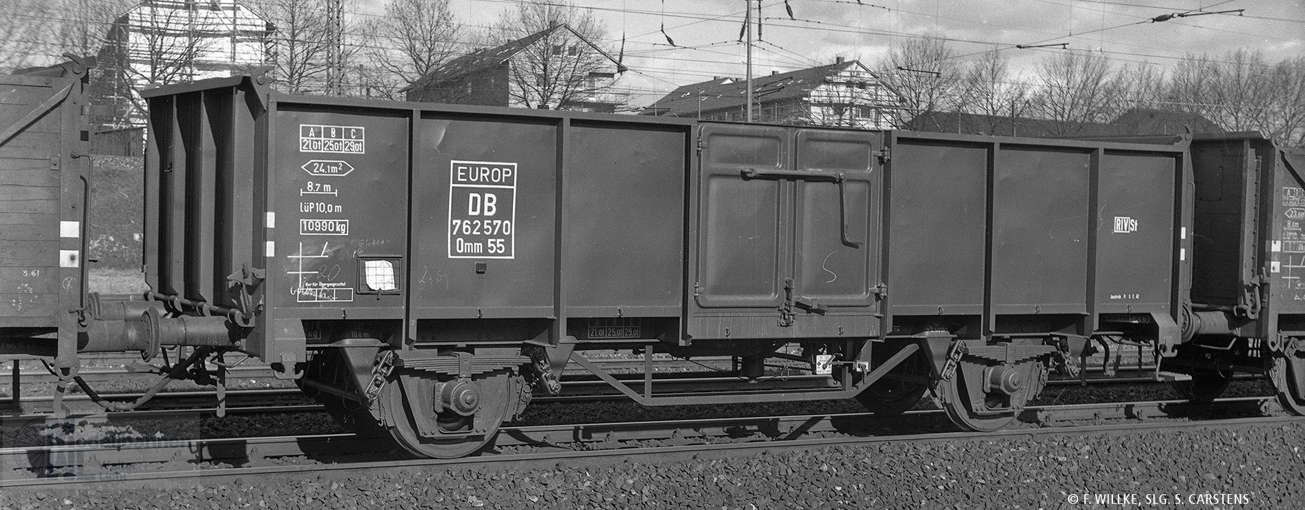 Brawa 50059 - Güterwagen offen DB Ep.III Omm55 762 570 H0/GL