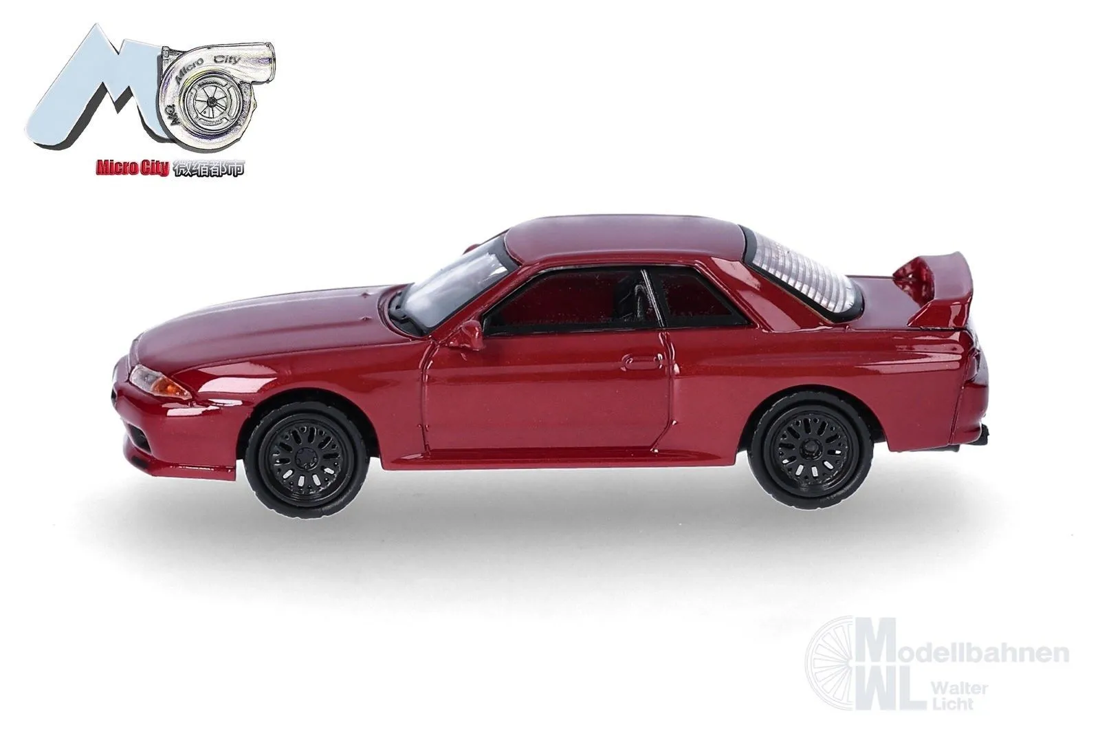 Herpa 87MC000093 - Nissan Skyline GTR32 weinrot H0 1:87