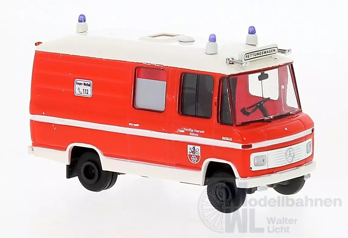Brekina 36930 - Mercedes-Benz L 508 RTW Ratingen H0 1:87