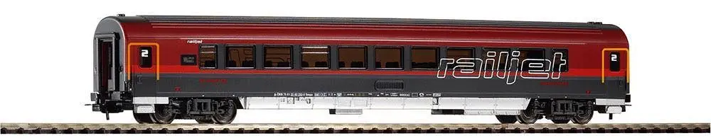 Piko 57643 - Schnellzugwagen ÖBB Railjet Ep.VI 2.Kl. H0/GL