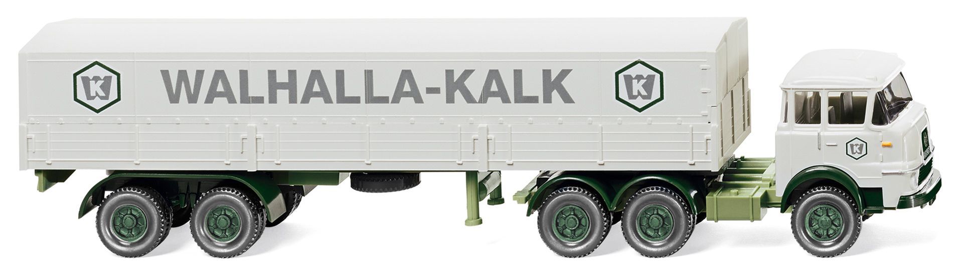 Wiking 048801 - Pritschensattelzug Krupp 806 Walhalla Kalk H0 1:87