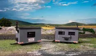 Vollmer 45722 - Bauwagen 2 Stück H0 1:87
