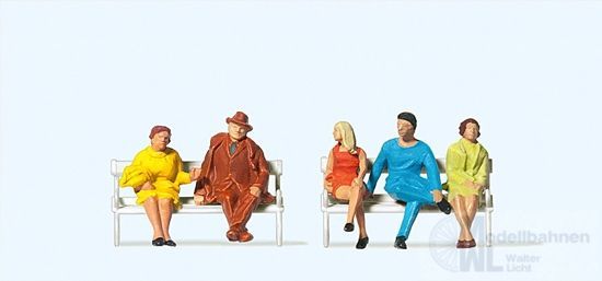 Preiser 14101 - Sitzende Personen H0 1:87