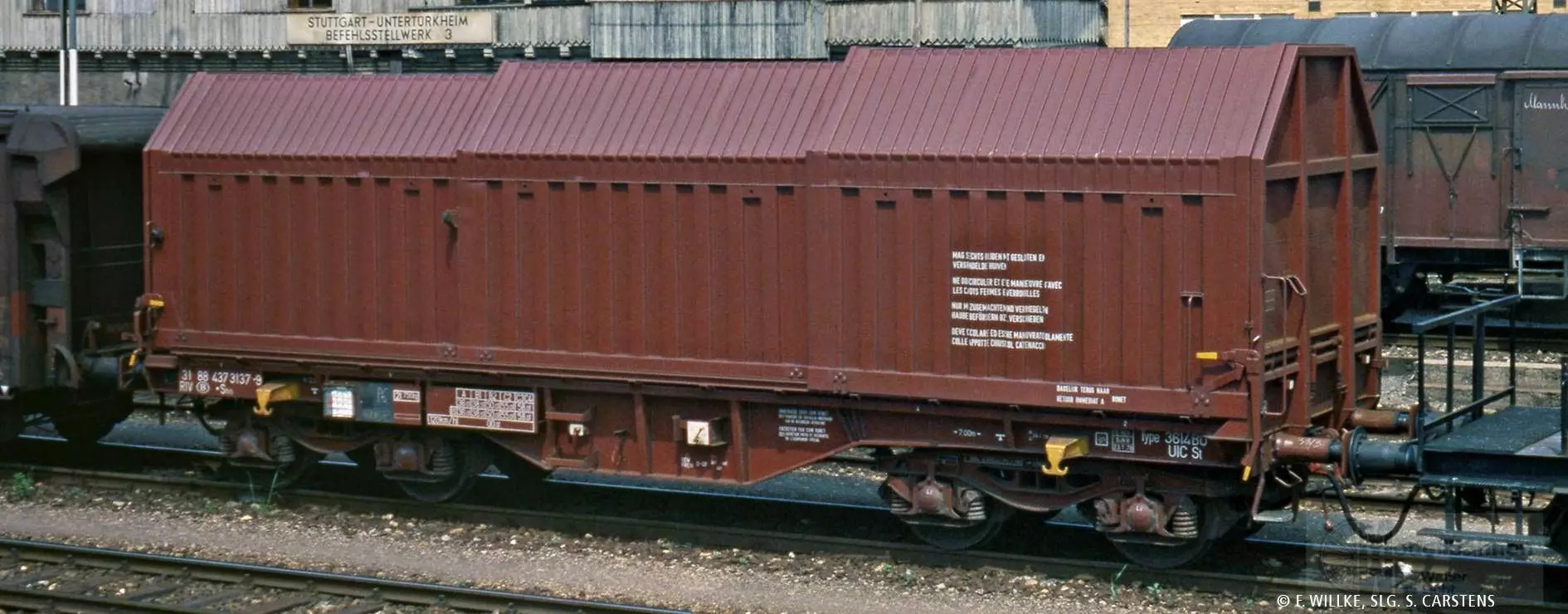 Brawa 51016 - Teleskophaubenwagen SNCB Ep.IV Shis Type 3614B0 H0/GL