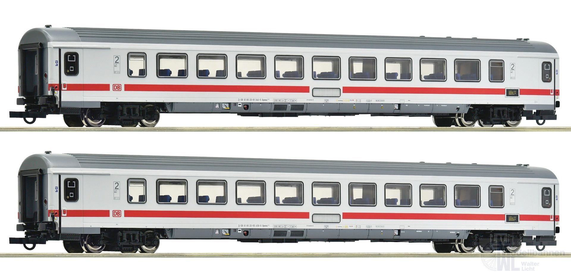 Roco 6200155 - Personenwagen Set DB Ep.VI IC 2310 2.tlg. H0/GL