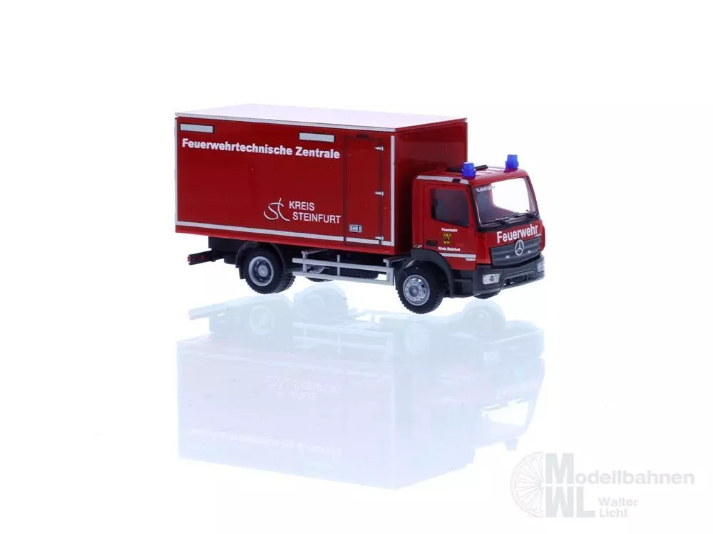 Rietze 72515 - Mercedes-Benz Atego ´19 GW-L Feuerwehrtechn. Zentrale Steinfurt H0 1:87