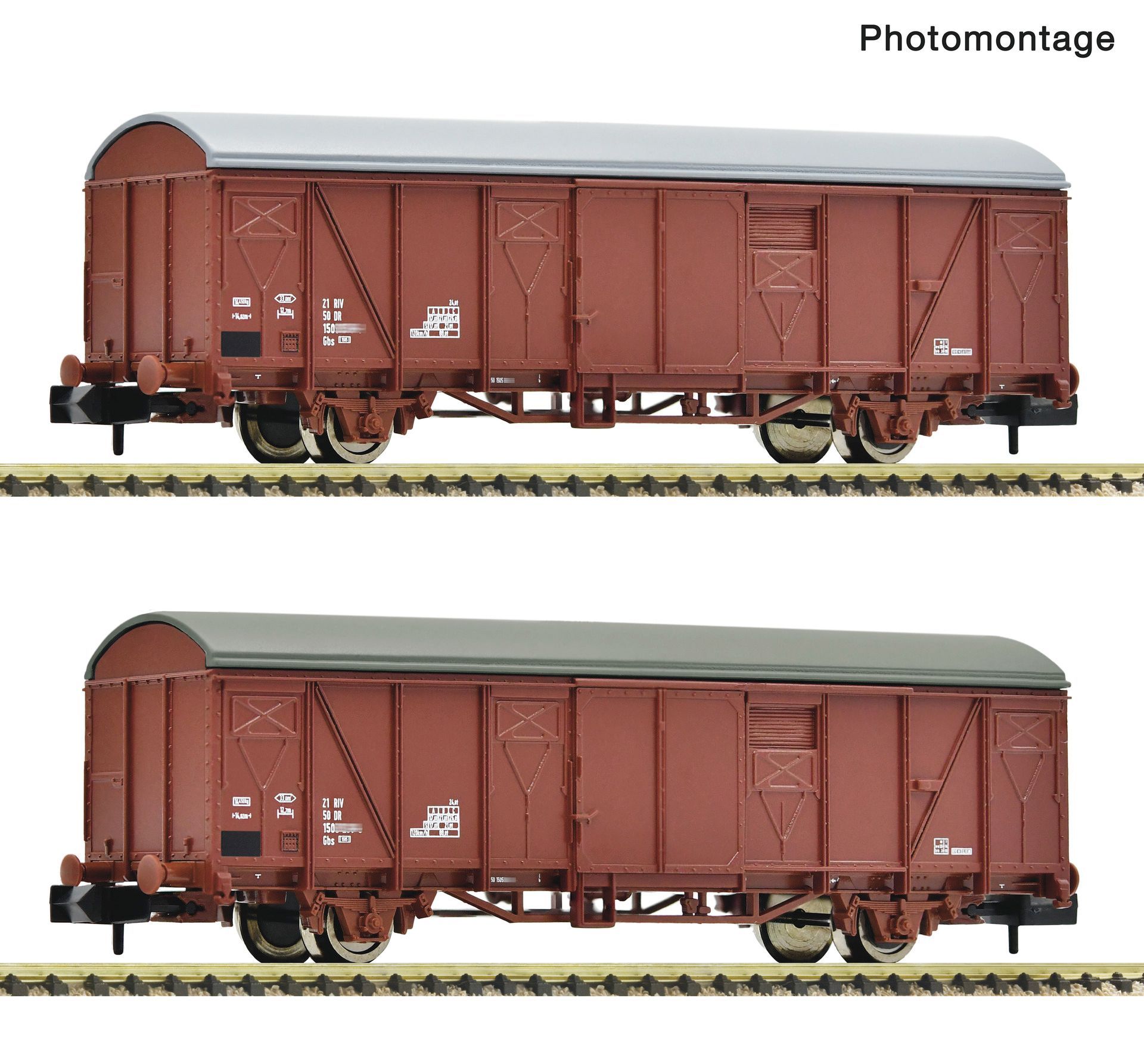 Fleischmann 6660218 - Güterwagen Set DR Ep.IV 2.tlg. N 1:160