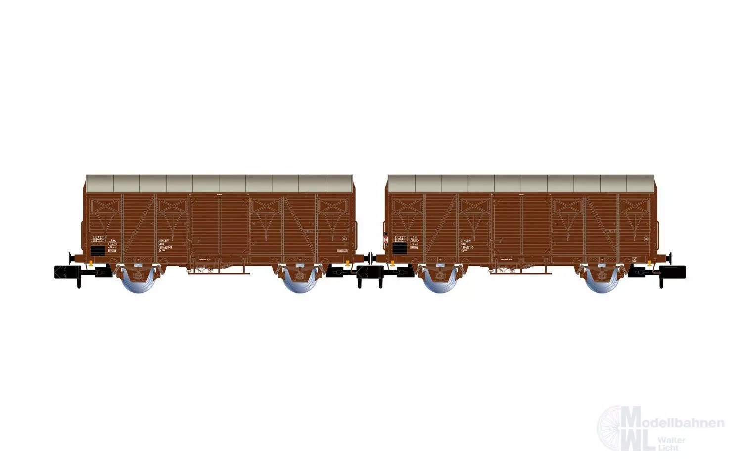 Arnold 6719 - Güterwagen Set DR Ep.IV 2.tlg. N 1:160