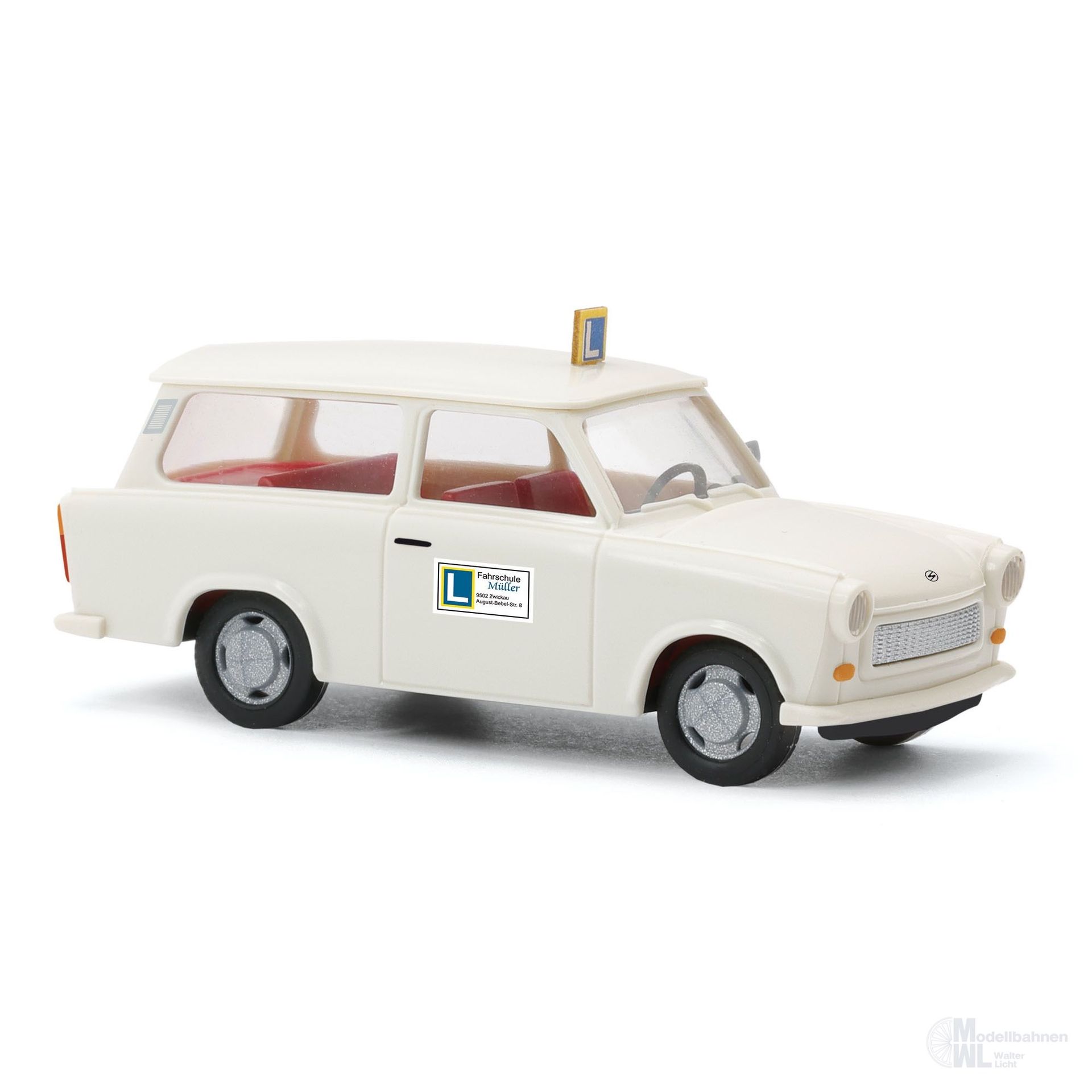 Busch 53215 - Trabant Kombi Fahrschule Baujahr 1970 H0 1:87
