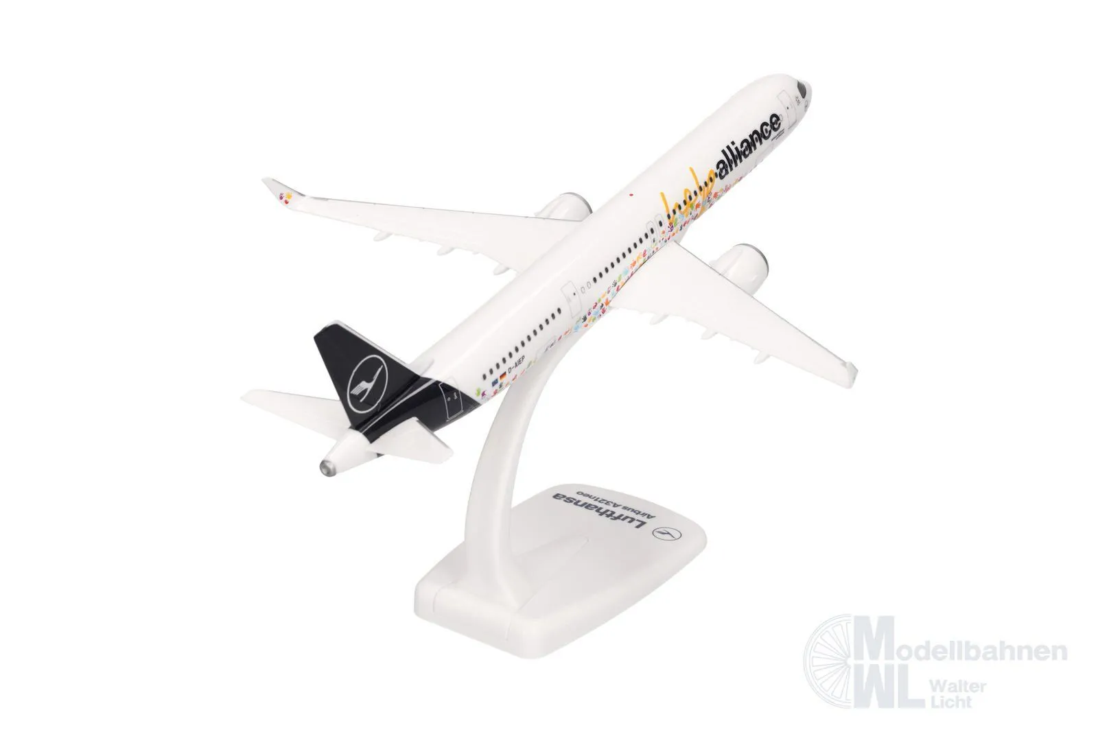 Herpa 614832 - Airbus A321neo Lufthansa HelpAlliance 1:200