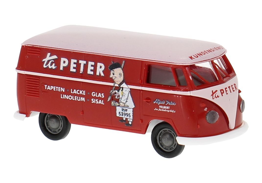Brekina 32317 - VW T1 Kasten Ta Peter H0 1:87