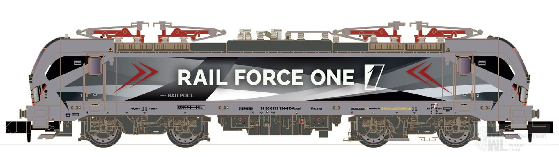 Hobbytrain 30184S - E-Lok BR 193 Vectron Railpool RailForceOne Ep.VI N 1:160 Sound