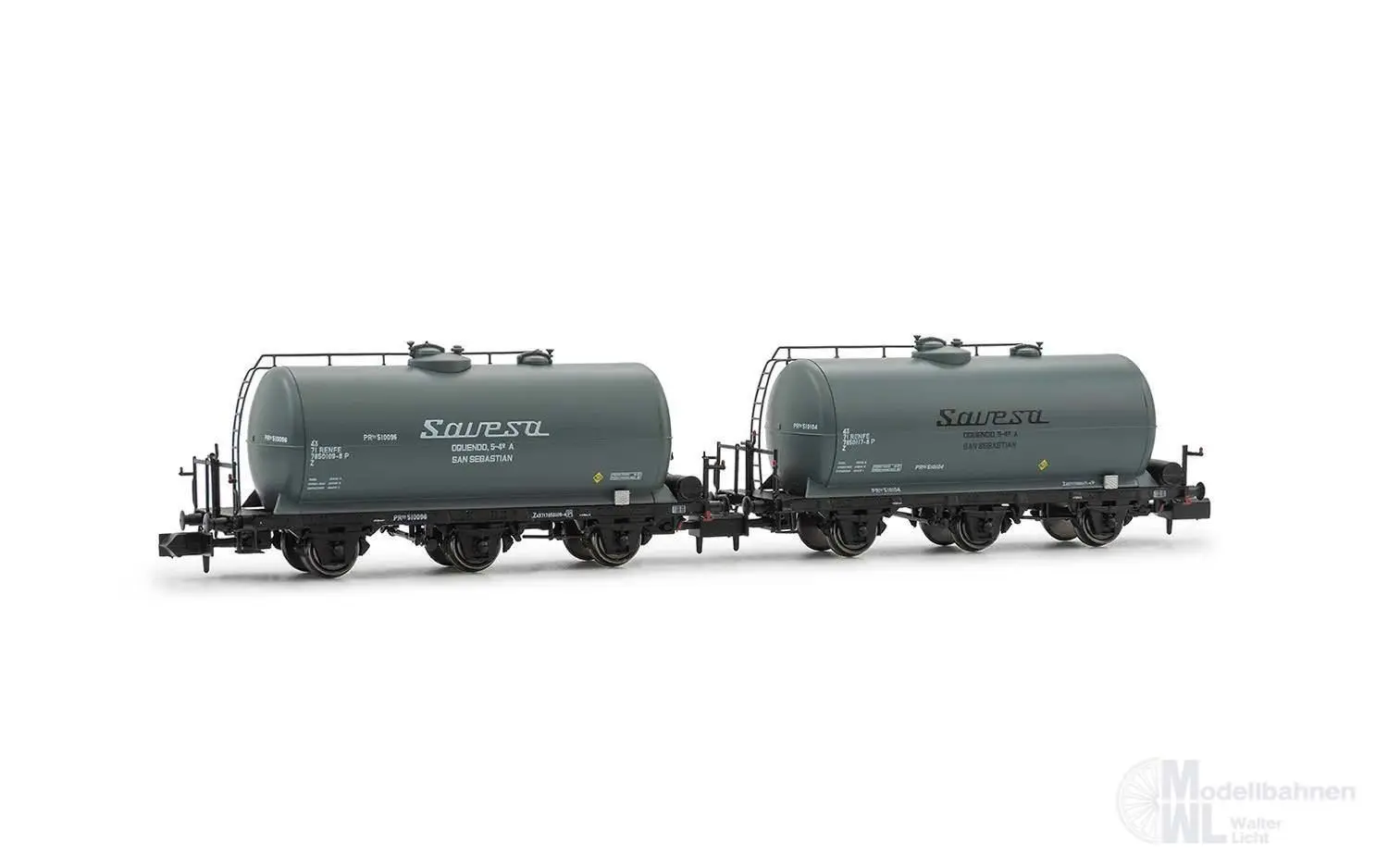 Arnold 6672 - Kesselwagen Set RENFE Ep.IV 2.tlg. Savesa N 1:160