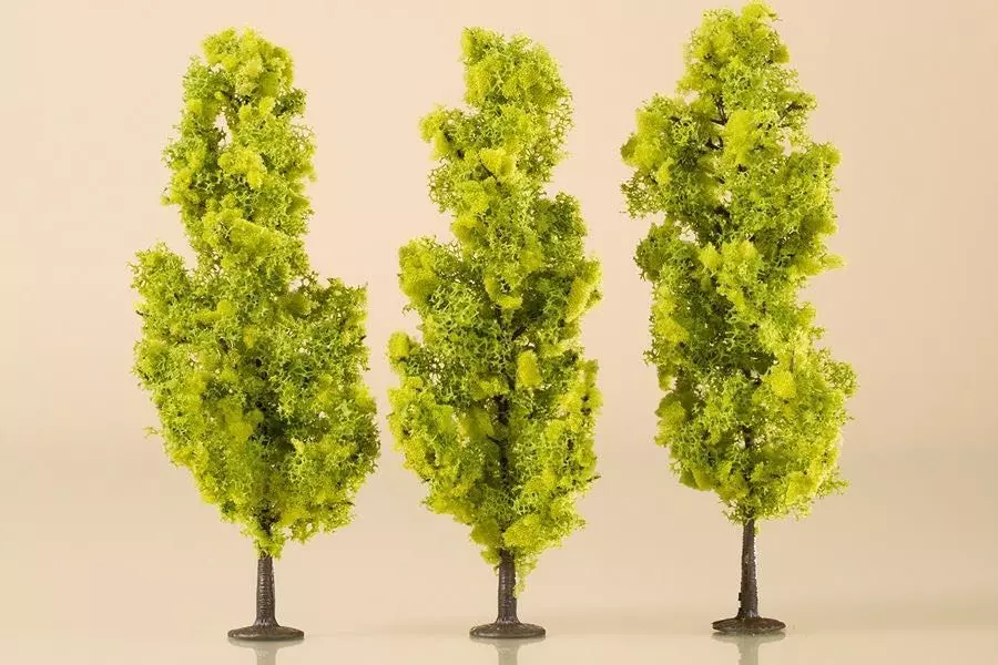 Auhagen 70939 - Laubbäume hellgrün 15 cm H0 1:87