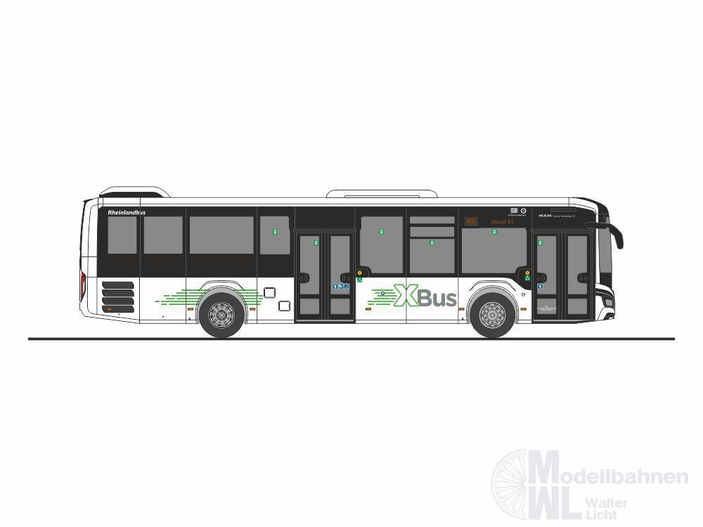 Rietze 74777 - MAN Lion´s Intercity LE BVR – VRR X-Bus H0 1:87