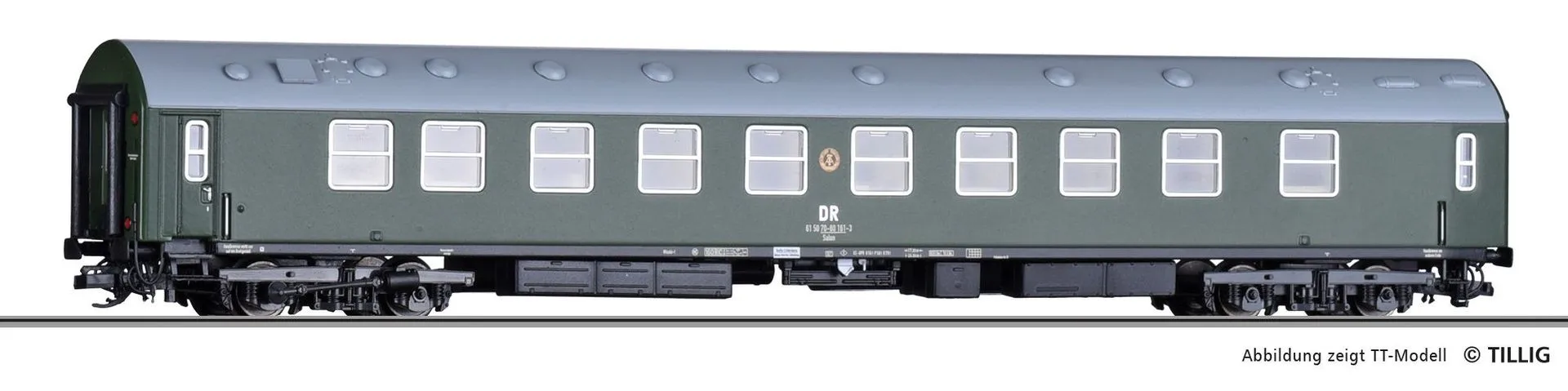 Tillig 74955 - Salon-Nachrichtenwagen DR Ep.IV 2.Betriebnummer H0/GL
