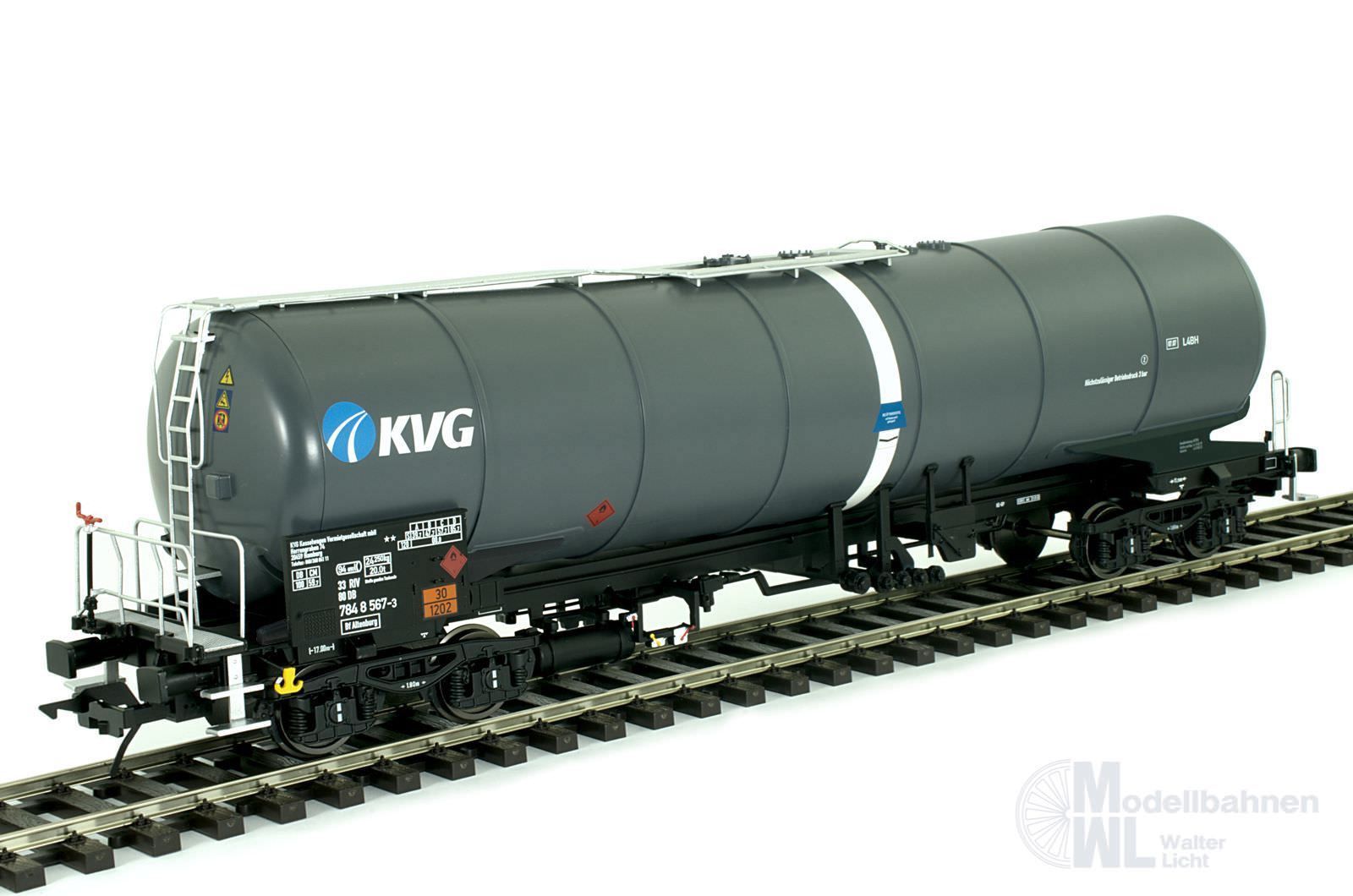 Lenz 42323-05 - Kesselwagen KVG Zans dunkelgrau Spur 0 Lenz 42323-05 - Kesselwagen KVG Zans dunkelgrau Spur 0