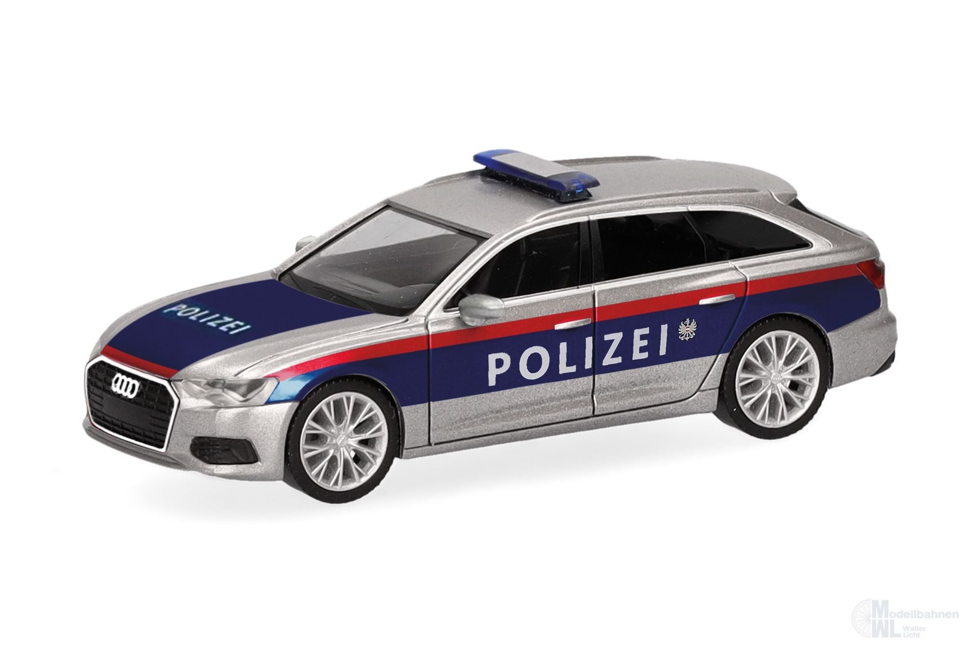 Herpa 099103 - Audi A6 Avant Polizei Österreich H0 1:87