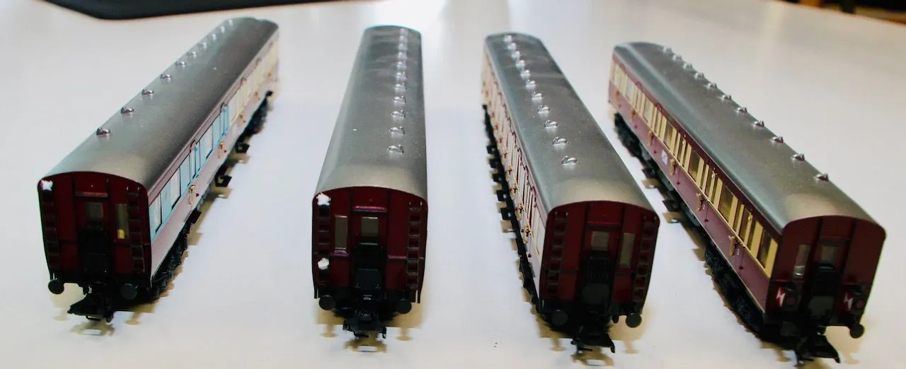 Märklin 43108 - MÄRKLIN - Nahverkehrswagen Set DRG Ep.II und Ergänzungswagen H0/WS Digital