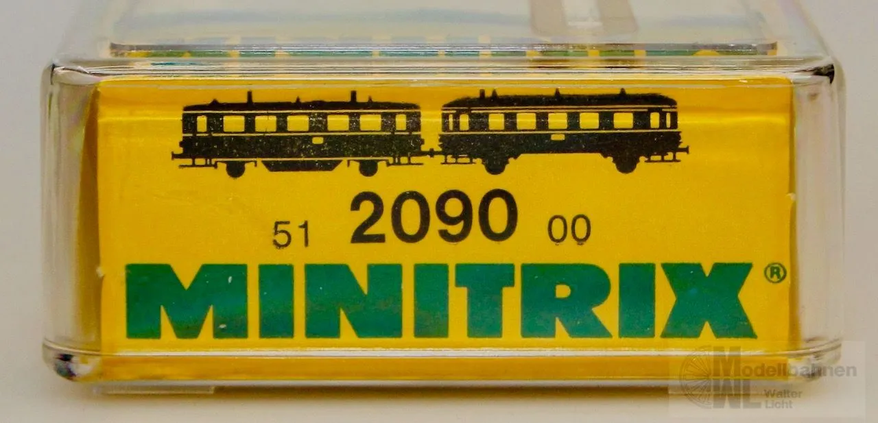 Trix 12090 - MINITRIX - Triebwagen VT 175 909 DB Ep.III + Beiwagen N 1:160