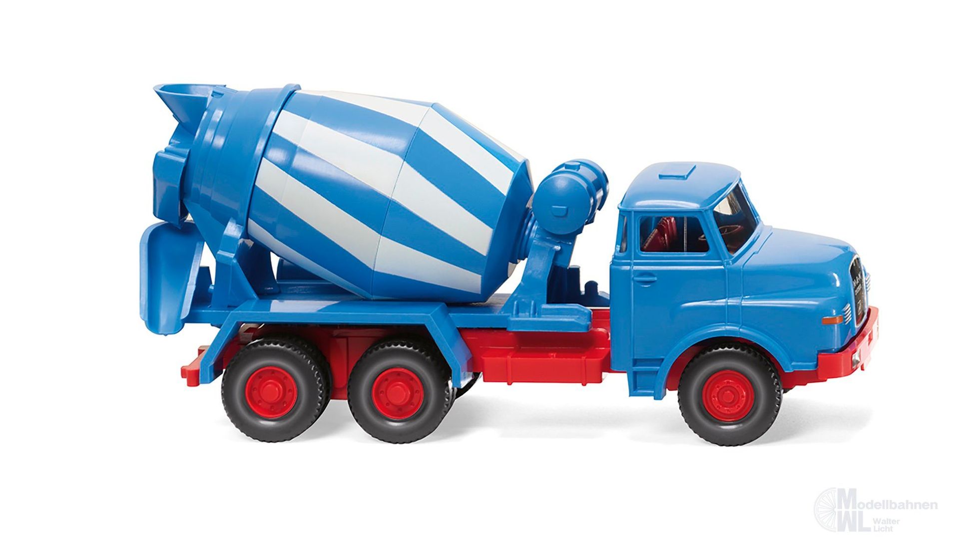 Wiking 068208 - Betonmischer MAN - blau/weiß H0 1:87 Wiking 068208 - Betonmischer MAN - blau/weiß H0 1:87