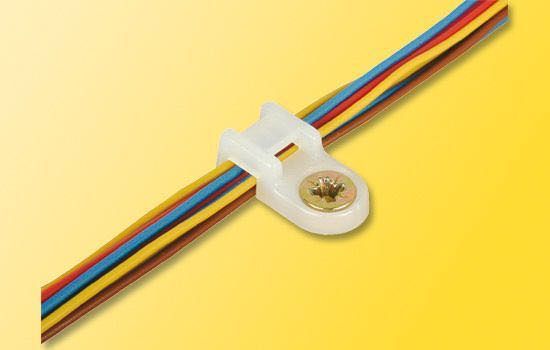 Viessmann 6846 - Kabelbinder Halter mit Schrauben 100 Stück
