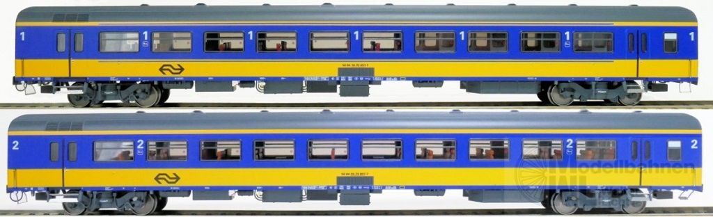 Exact Train 11061 - Personenwagen Set NS Ep.IV ICR 2.tlg. H0/GL Exact Train 11061 - Personenwagen Set NS Ep.IV ICR 2.tlg. H0/GL