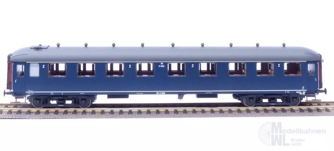 Exact Train 10012 - Personenwagen NS Ep.III B6153 Berlinerblau H0/GL